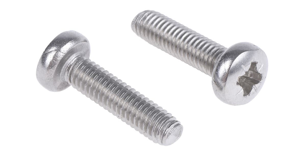 Product image for A2 s/steel cross pan head screw,M4x16mm