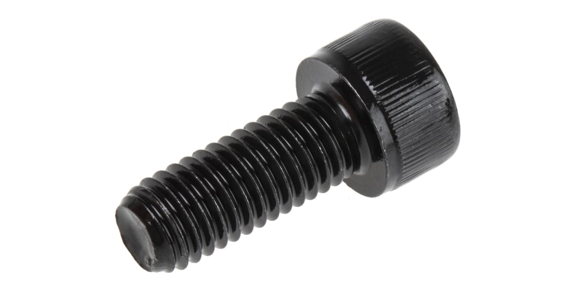 Product image for Blk steel hex skt cap head screw,M8x20mm