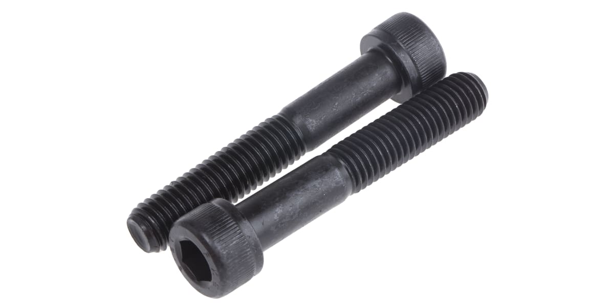 Product image for Blk steel hex skt caphead screw,M10x60mm