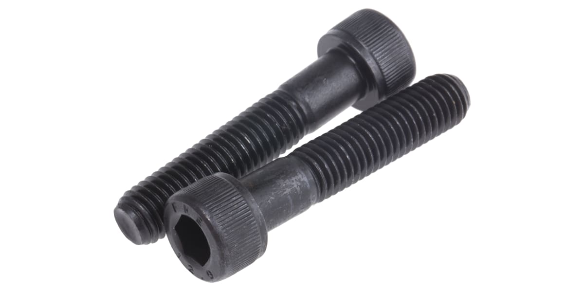 Product image for Blk steel hex skt caphead screw,M12x60mm