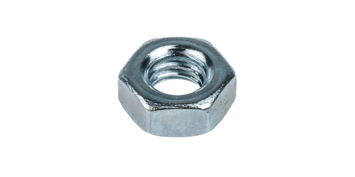 Product image for Zinc plated steel hexagon full nut,M12