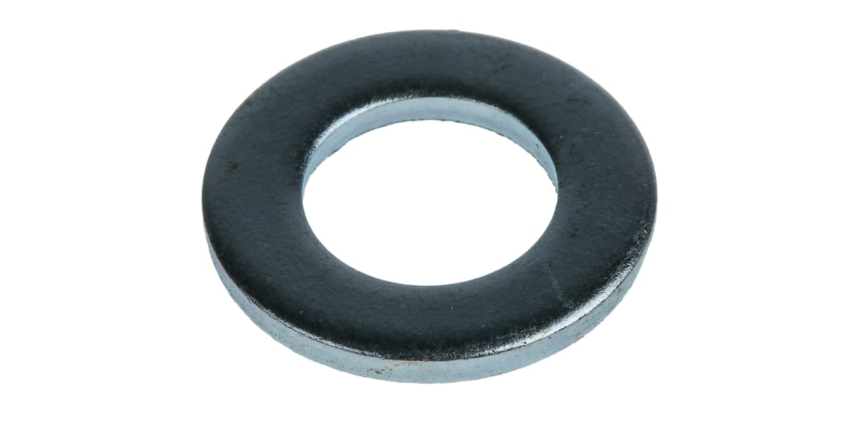 Product image for Zinc plated steel plain washer,M12