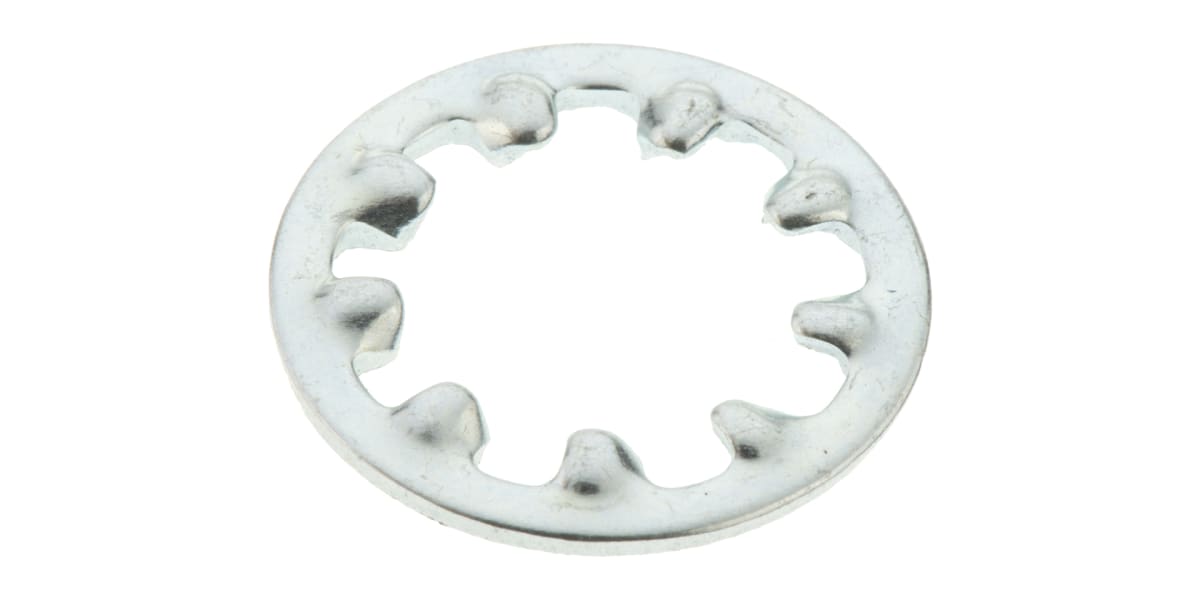 Product image for Zinc plated steel shakeproof washer,M10