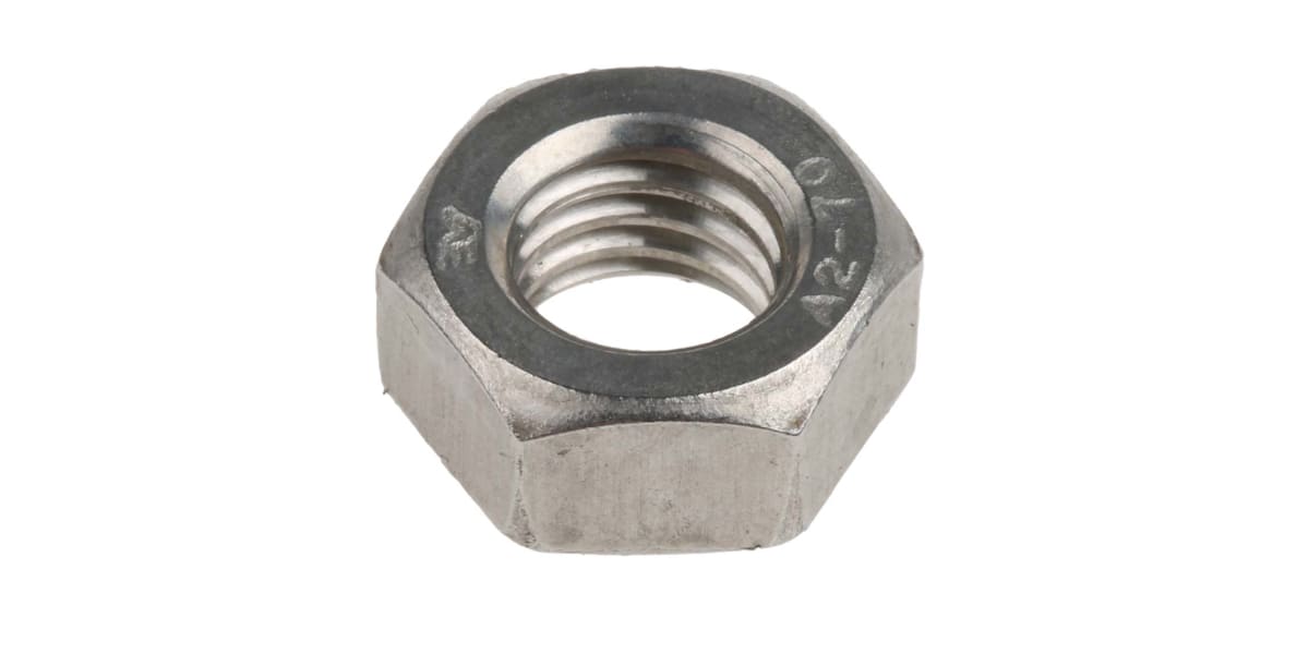 Product image for A2 s/steel metric coarse thread nut,M8