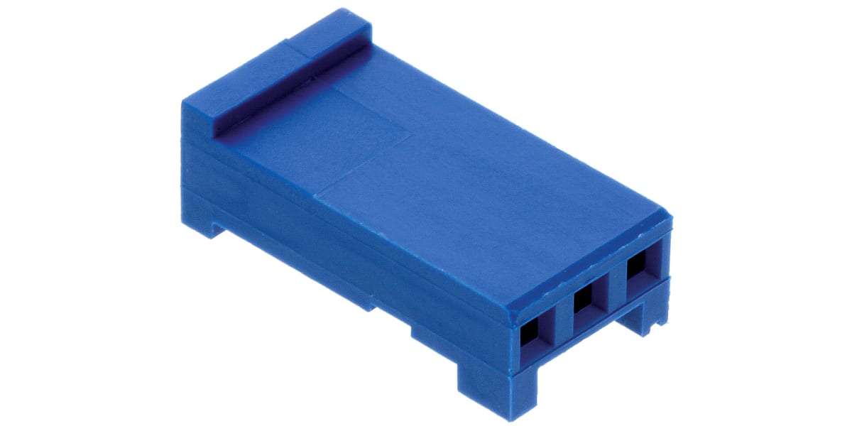 Product image for 3 way single row HE14 crimp socket shell