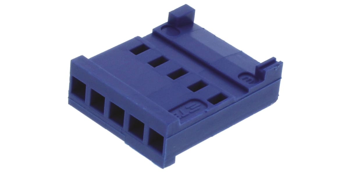 Product image for 5 way single row HE14 crimp socket shell