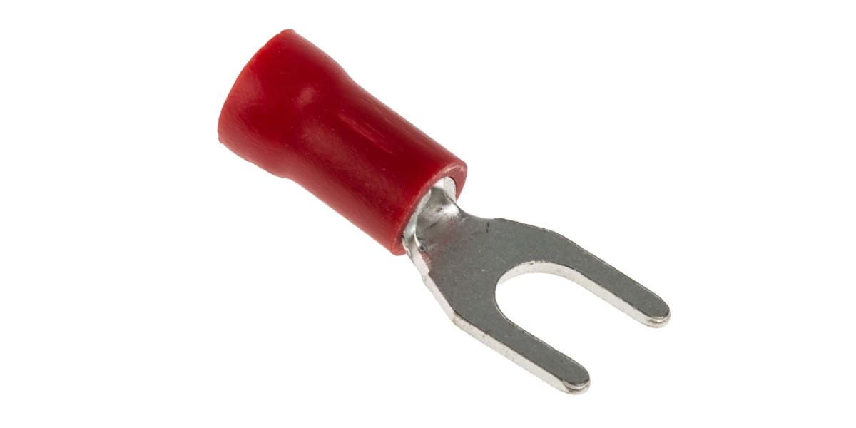 Product image for M4 red crimp spade terminal,0.5-1.5sq.mm