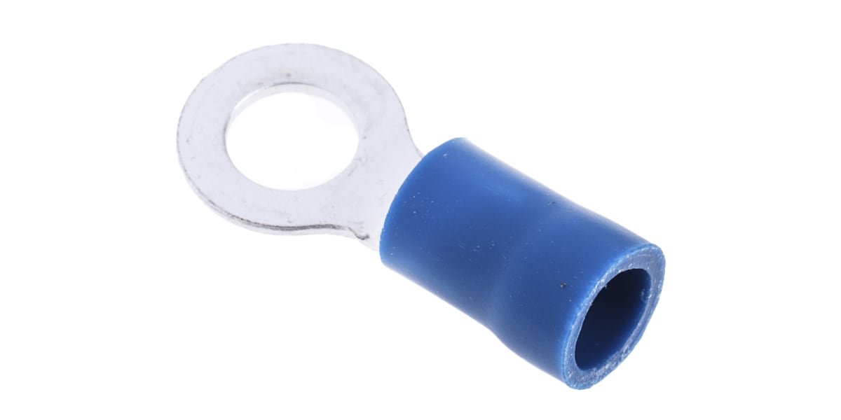 Product image for Blue M5 crimp ring terminal,1.5-2.5sq.mm