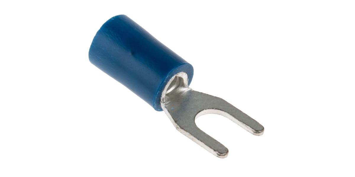 Product image for Blue M4 crimp spade terminal1.5-2.5sq.mm