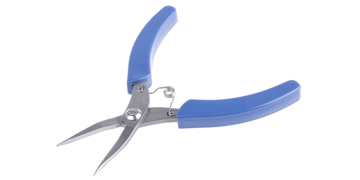 Product image for S/steel half-round nose plier,130mm L