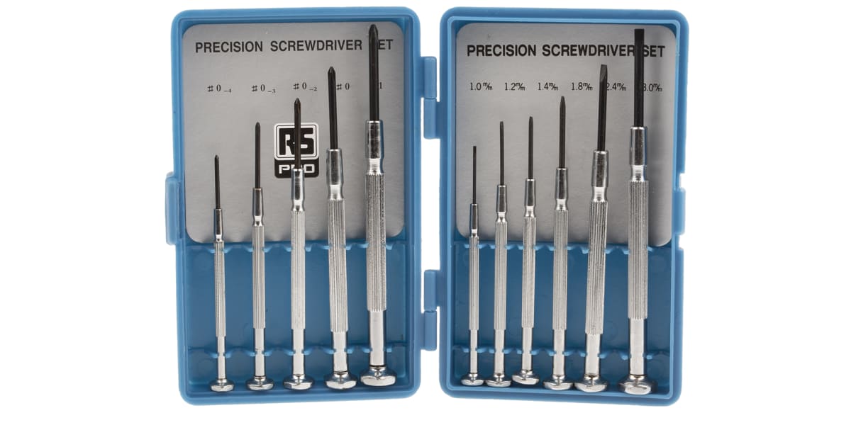 Product image for 11 piece jewellers screwdriver set