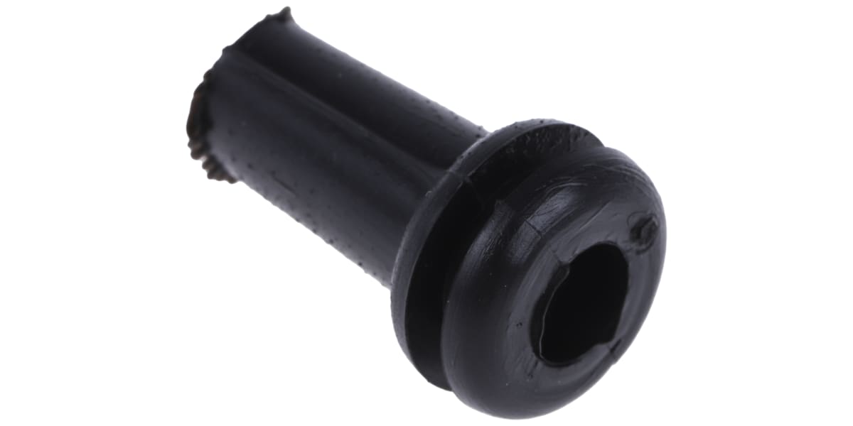 Product image for Sleeved cable grommet,6.3mm cable hole