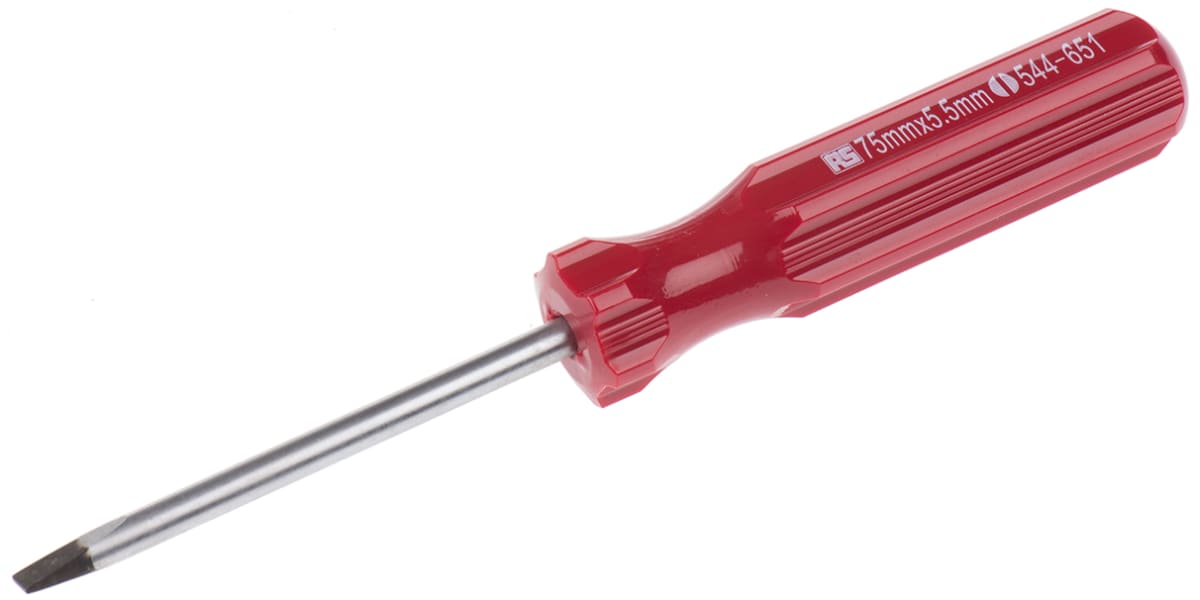 Product image for Std parallel tip screwdriver,3x3/16in