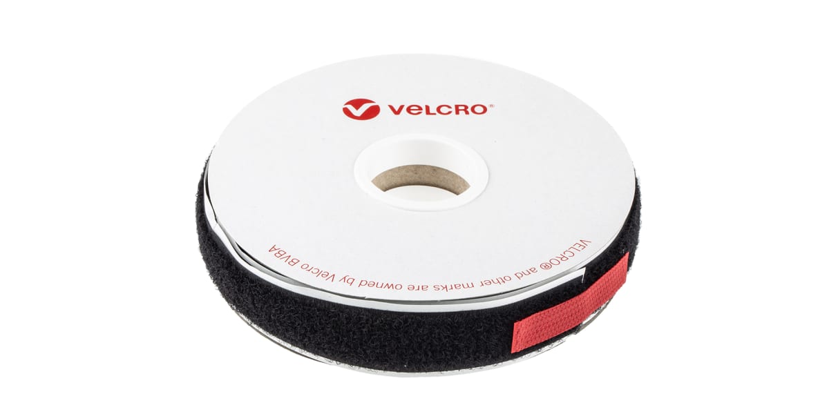 Product image for VELCRO LOOP TAPE 5M X 20MM, BLACK