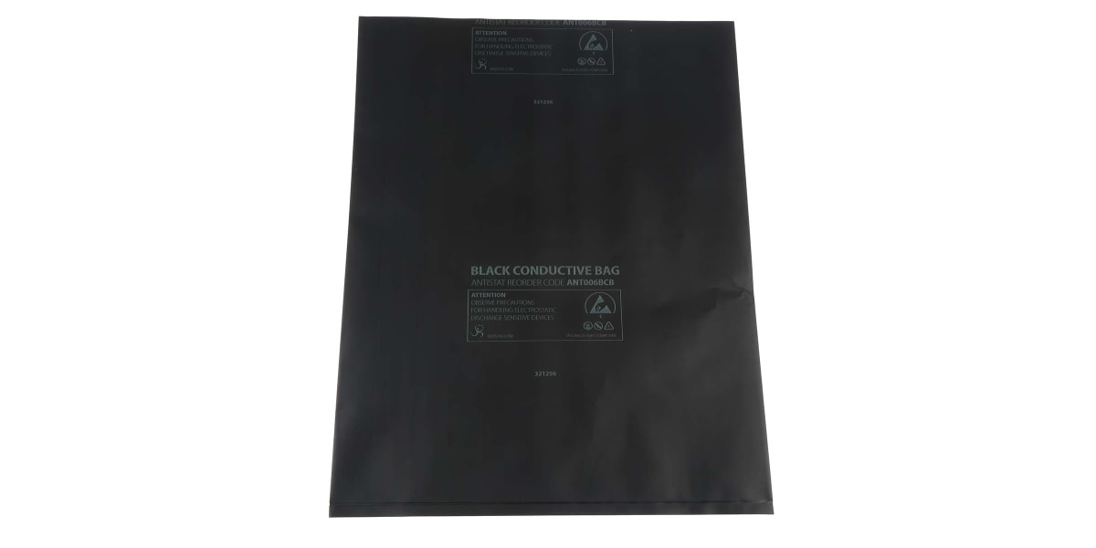 Product image for Black conductive bag,203x254mm