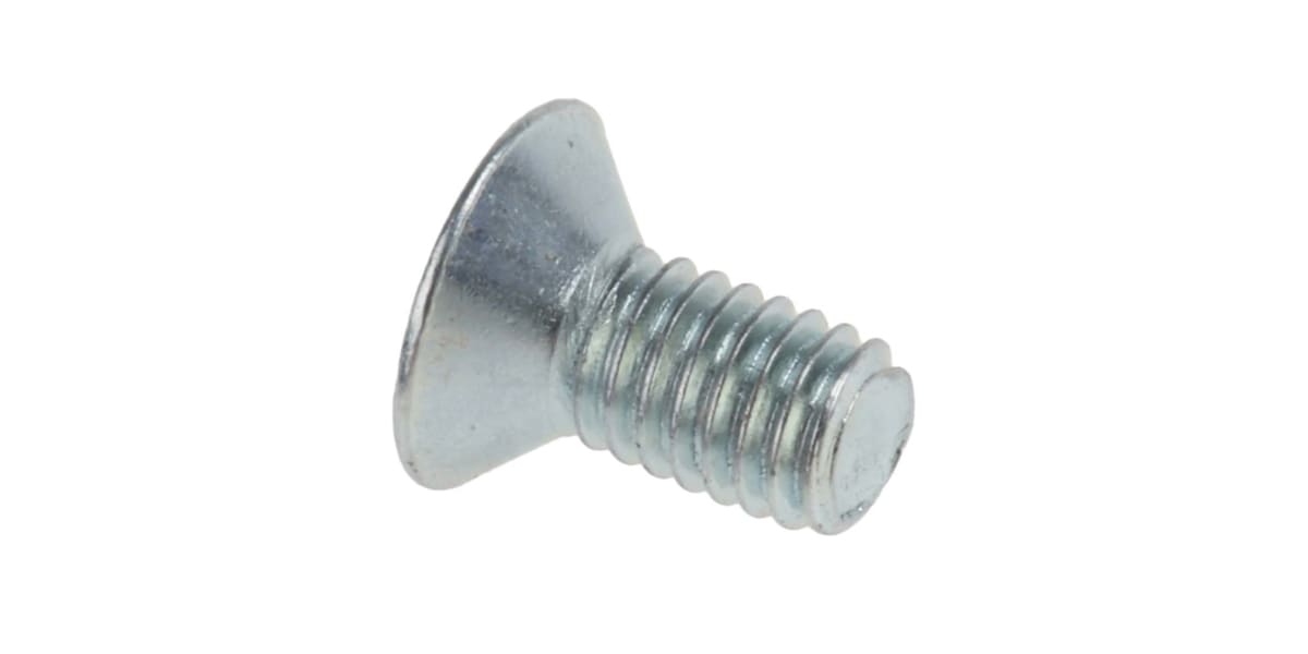 Product image for ZnPt steel cross csk head screw,M3x6mm