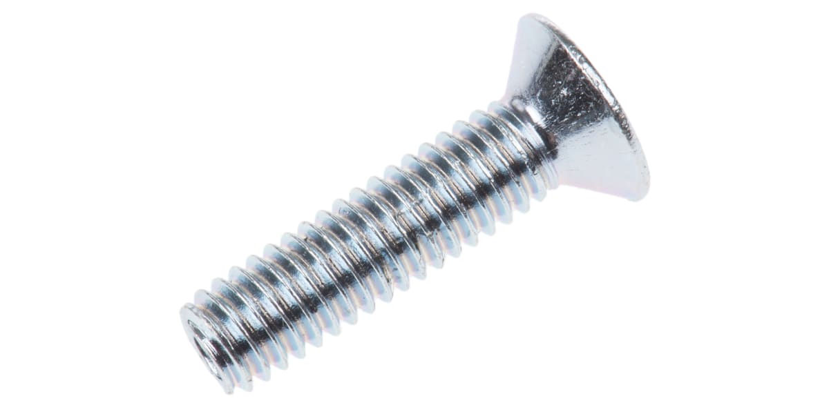 Product image for ZnPt steel cross csk head screw,M4x16mm