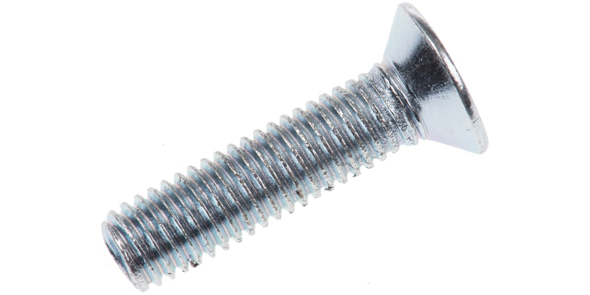 Product image for ZnPt steel cross csk head screw,M5x20mm