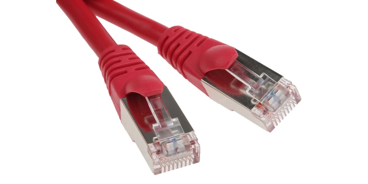 Product image for Patch cord Cat 5e FTP PVC 0.5m Red