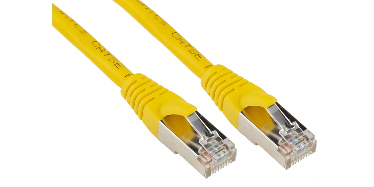 Product image for Patch cord Cat 5e FTP PVC 3m Yellow