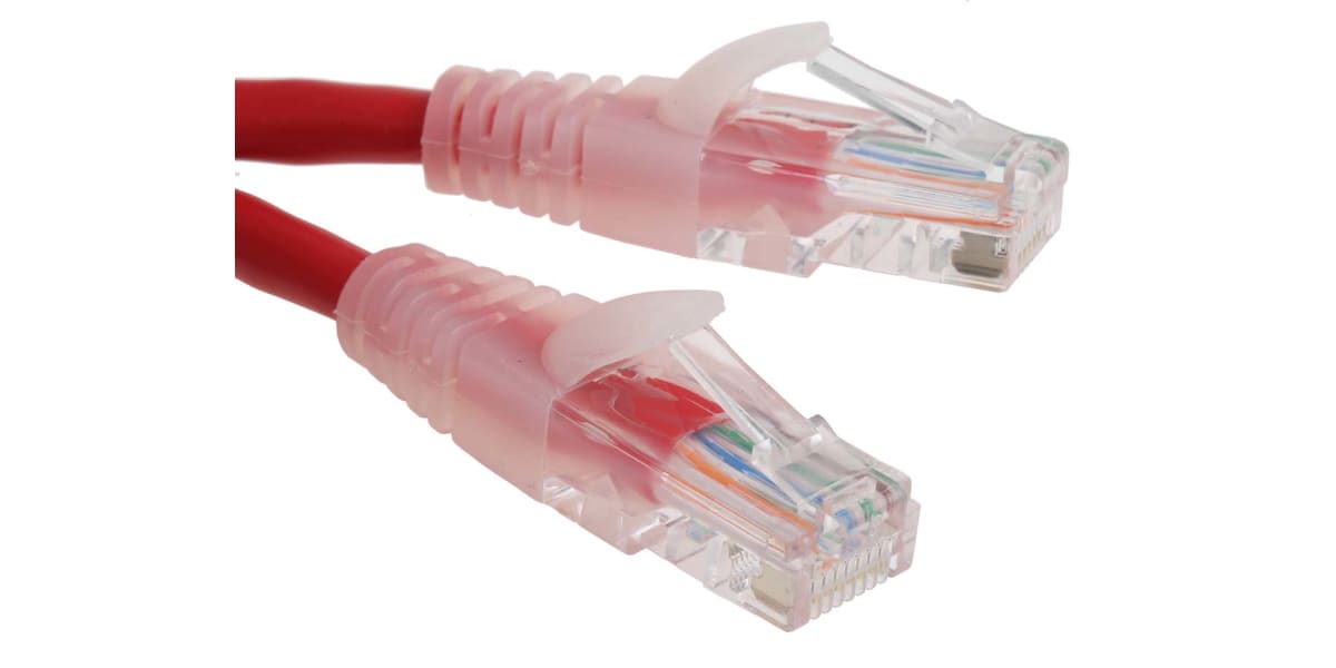 Product image for Patch cord Cat 5e UTP PVC 3m Red