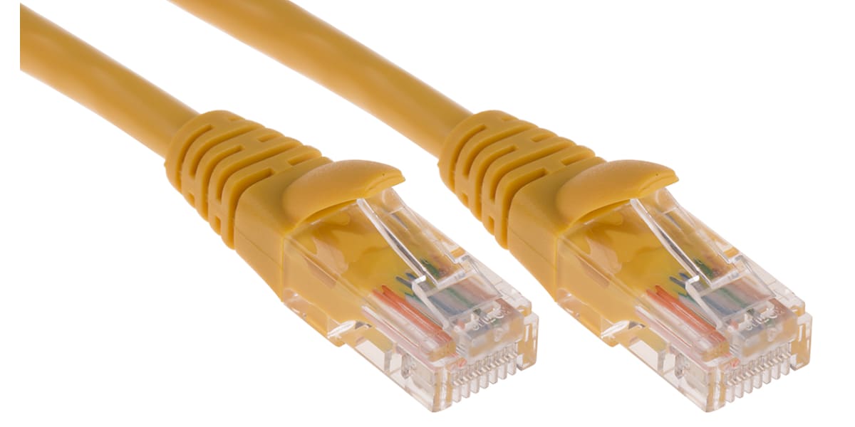 Product image for Patch cord Cat 5e UTP PVC 10m Yellow