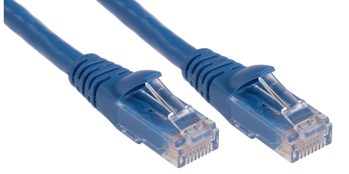 Product image for Patch cord Cat 6 UTP PVC 1m Blue