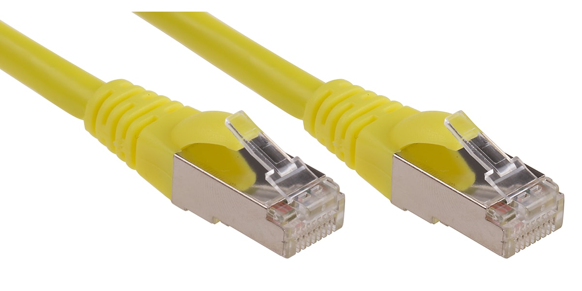 Product image for Patch cord Cat 6 FTP LSZH 10m Yellow