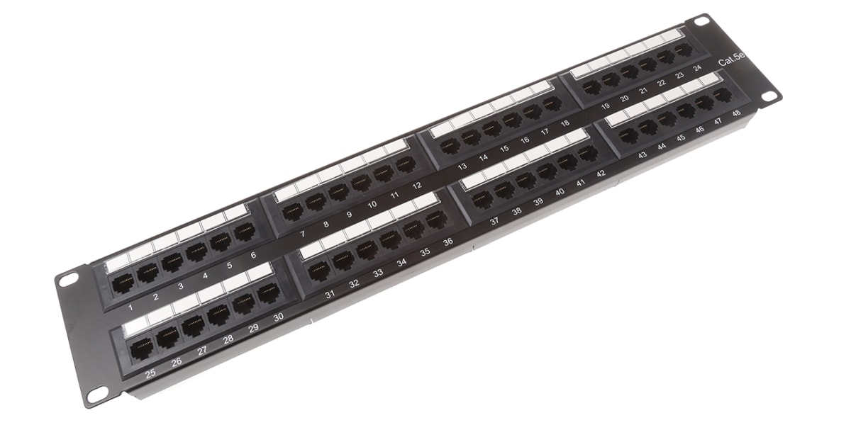 Product image for Patch Panel Cat 5e UTP 48 port