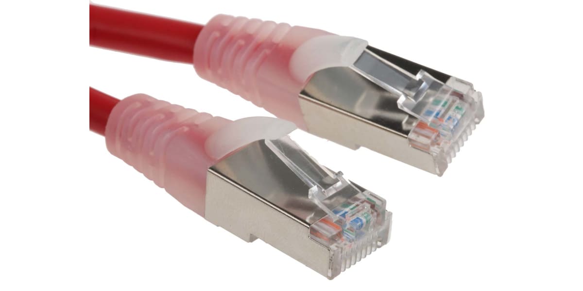 Product image for PATCH CORD CAT 5E FTP PVC 1M RED