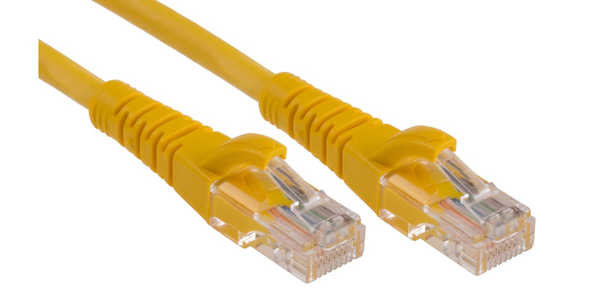 Product image for Patch cord Cat 5e UTP LSZH 1m Yellow