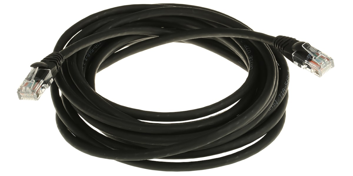 Product image for Patch cord Cat 5e UTP LSZH 5m Black