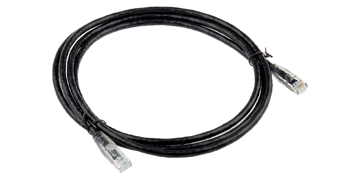 Product image for Patch cord Cat 6 UTP PVC 2m Black