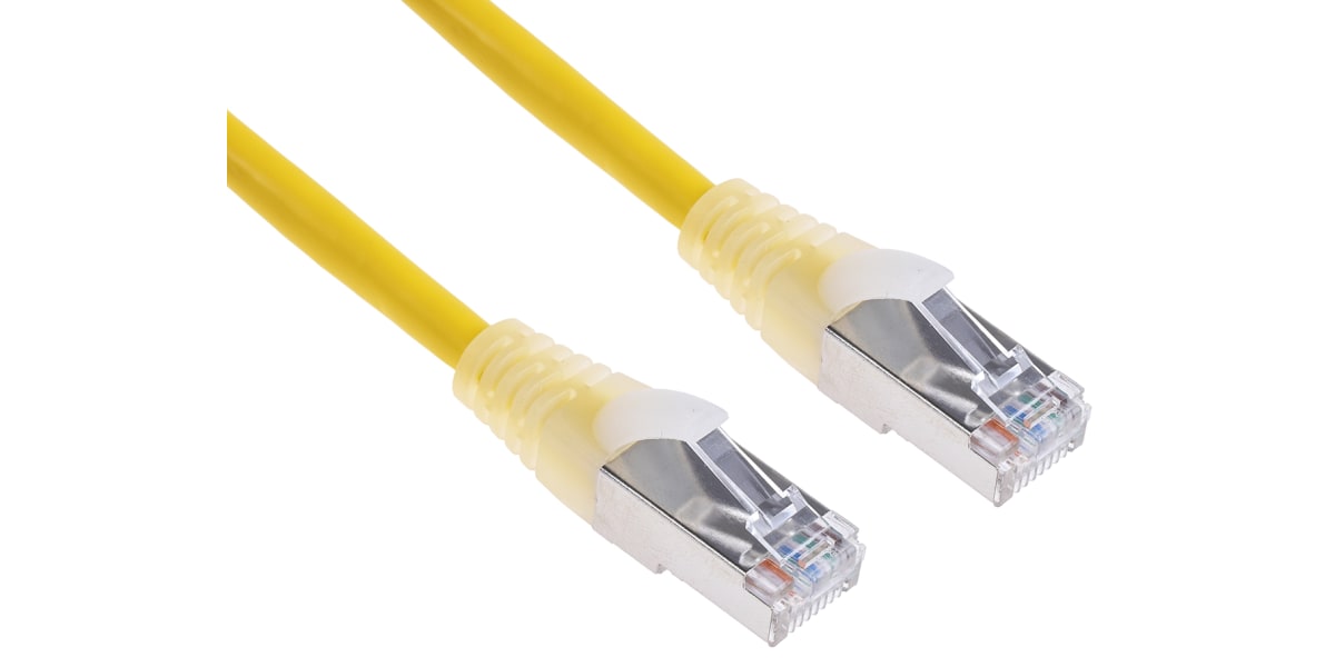 Product image for Patch cord Cat 5e FTP PVC 10m Yellow