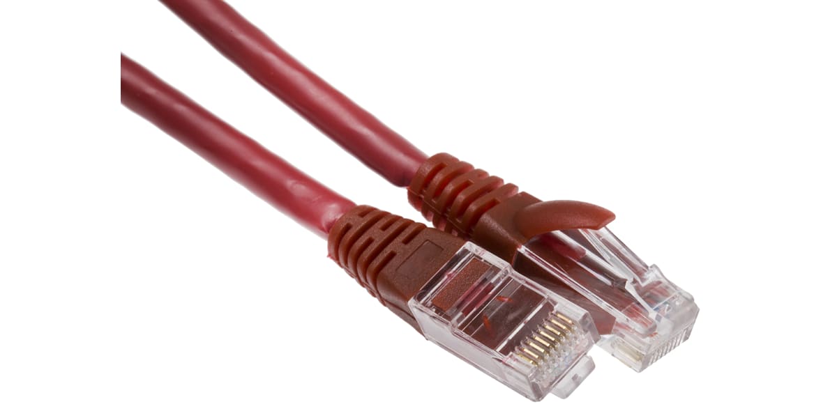 Product image for Patch cord Cat 6 UTP PVC 0.5m Red