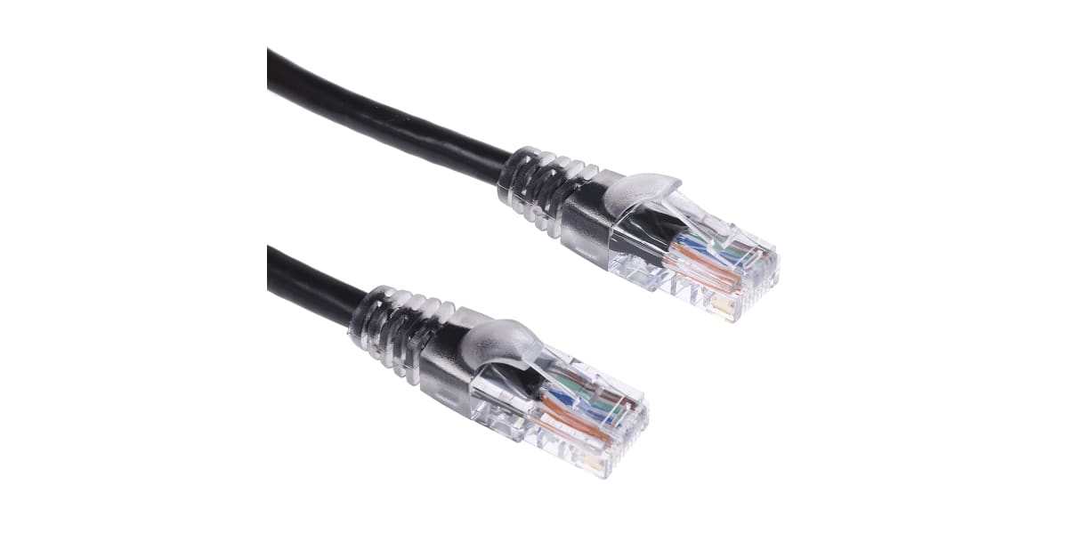 Product image for Patch cord Cat 5e UTP PVC 1m Black