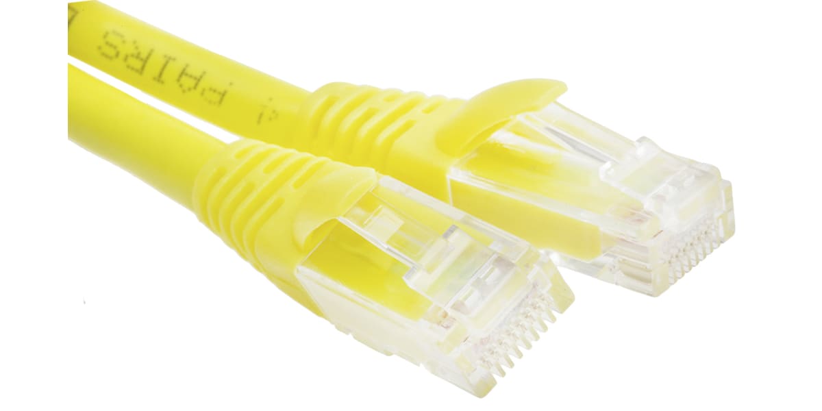 Product image for Patch cord Cat 6 UTP LSZH 0.5m Yellow