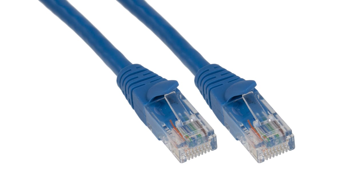 Product image for Patch cord Cat 5e UTP PVC 0.5m Blue