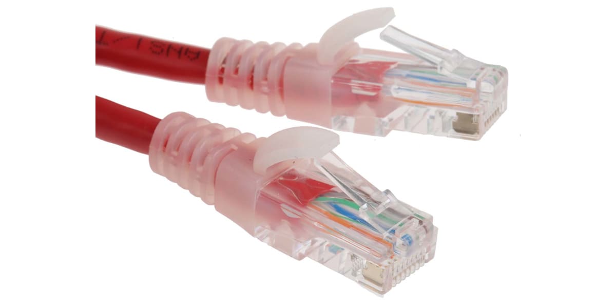 Product image for Patch cord Cat 5e UTP PVC 1m Red