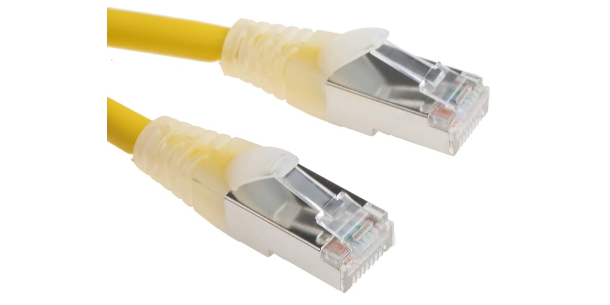 Product image for Patch cord Cat 6 FTP LSZH 2m Yellow