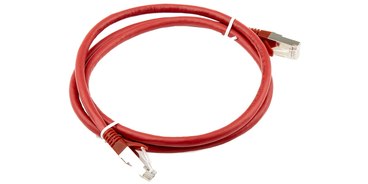Product image for Patch cord Cat 6 FTP LSZH 1m Red