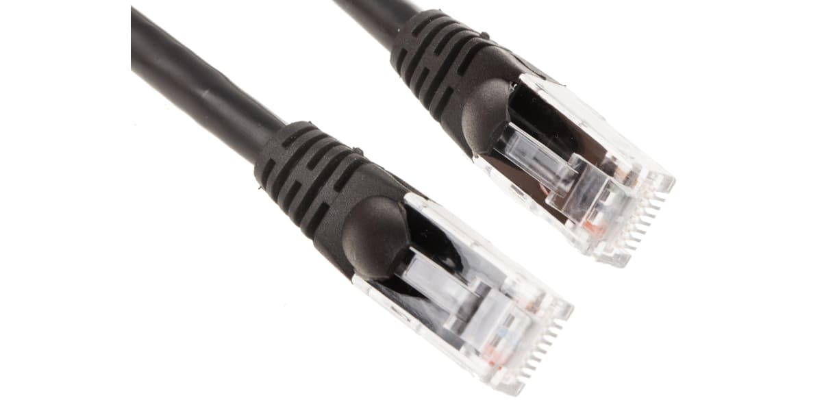 Product image for Patch cord Cat 6 UTP LSZH 0.5m Black