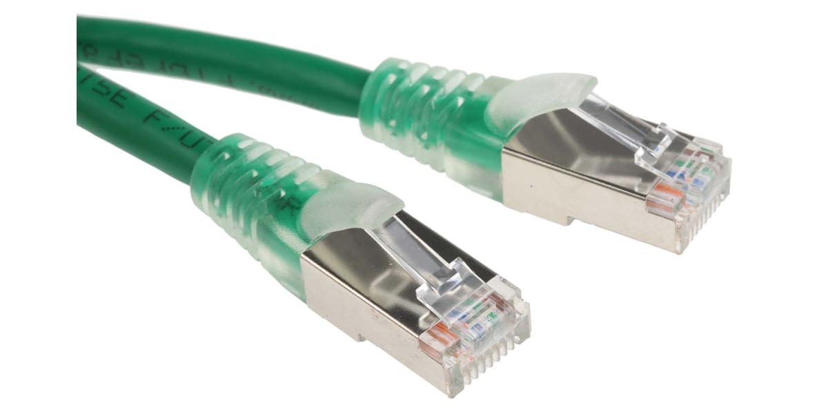 Product image for Patch cord Cat 5e FTP PVC 1m Green