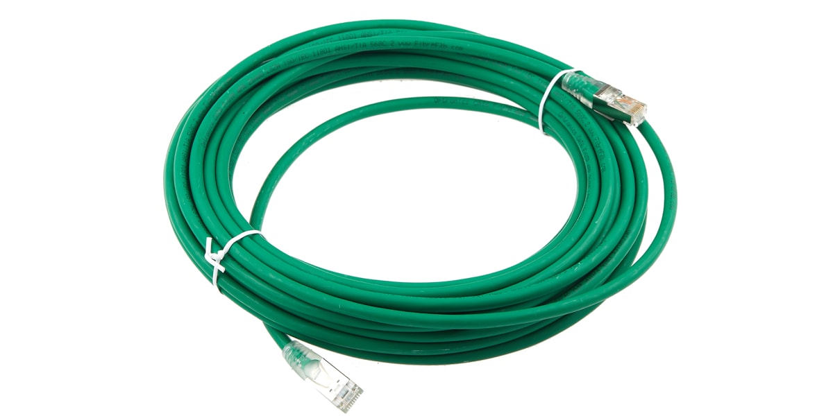 Product image for Patch cord Cat 6 FTP LSZH 10m Green