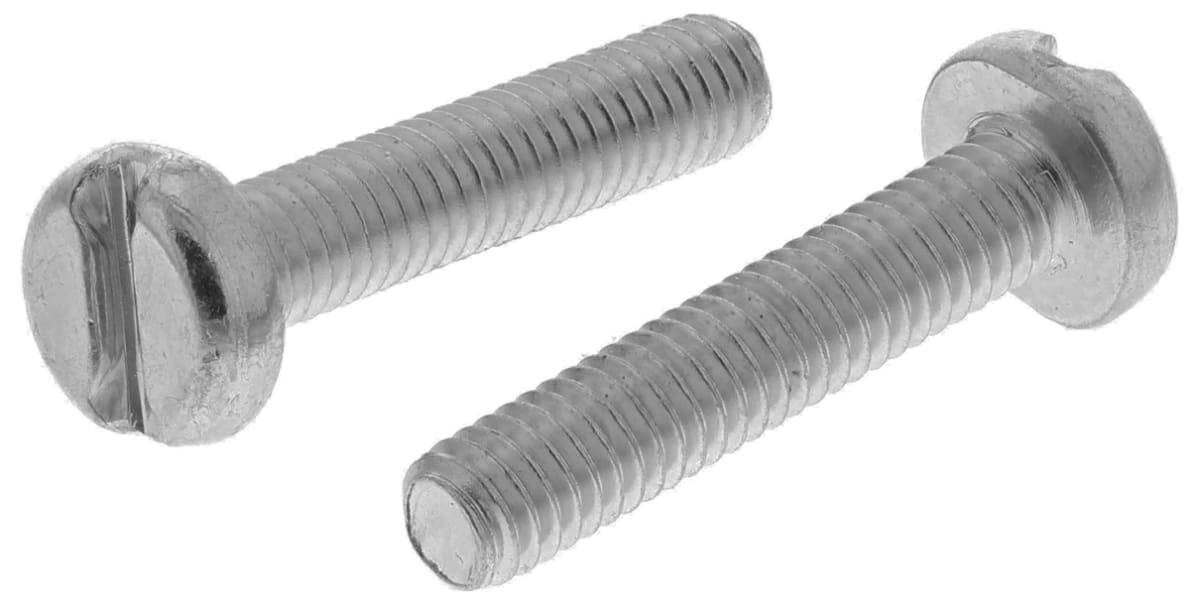 Product image for ZnPt steel slot pan head screw,M4x20mm