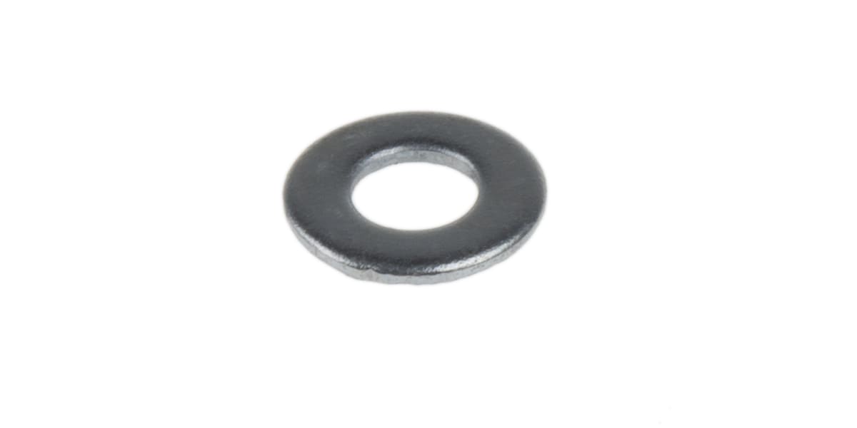 Product image for Zinc plated steel plain washer,M3