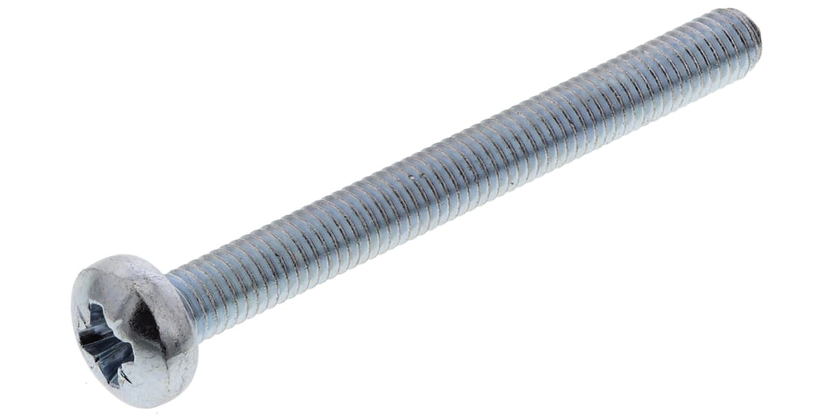 Product image for ZnPt steel cross pan head screw,M3x30mm
