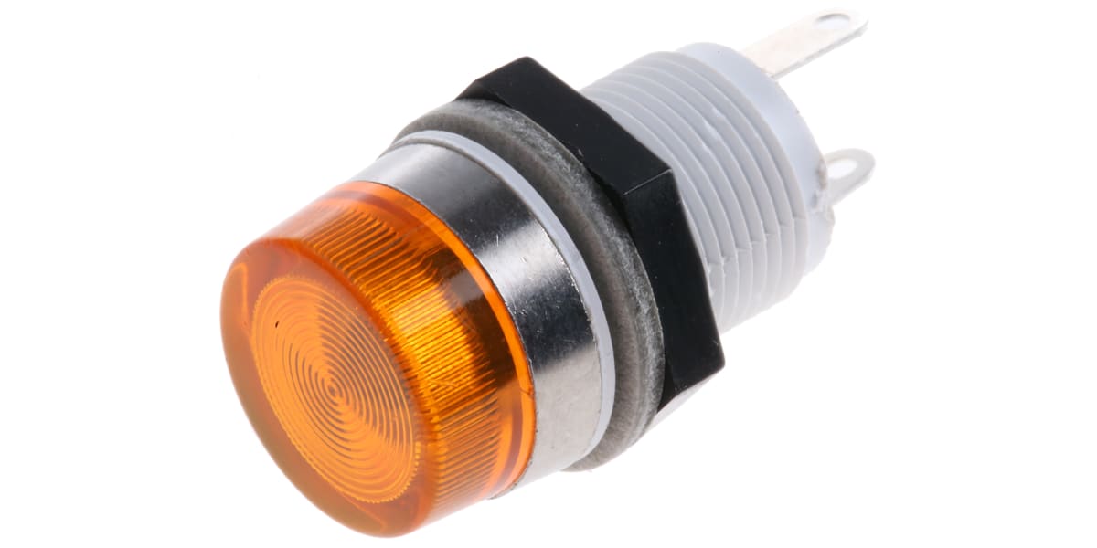 Product image for AMBER HOLDER FOR 12.7MM PANEL INDICATOR