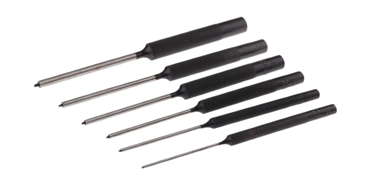 Product image for 6 piece spring tension pin punch set