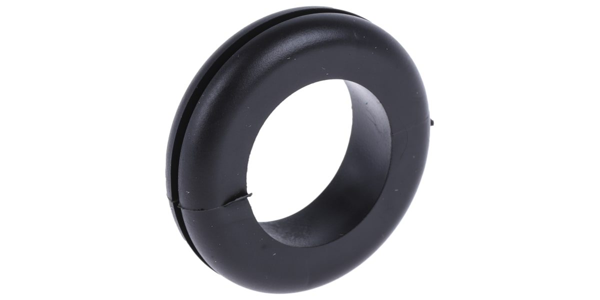 Product image for PVC Cable Grommet, 18.5mm cable hole dia